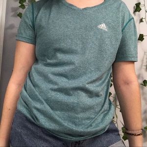 *SOLD* Teal Adidas Dry Fit Shirt